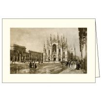 ROSSI Karnet z kopertą ITW 014 Milano Piazza del Duomo