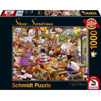 Schmidt Puzzle PQ 1000 Zwierzaki w kuchni (Chef Mania) G3 -