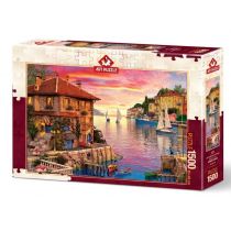 Artpuzzle Puzzle 1500 Port śródziemnomorski - Artpuzzle