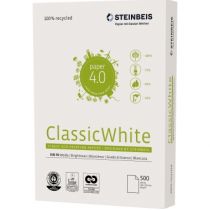 STEINBEIS Papier STEINBEIS Classic White A4 80g recyklingowy do drukarki i ksero - ryza 500 ark. PAP.017