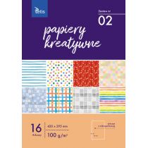 TETIS Papier kreatywny A3 zestaw nr 02 TETIS