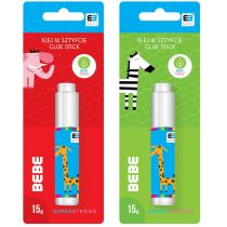 Interdruk Klej w sztyfcie 15 g BB Kids czerwony