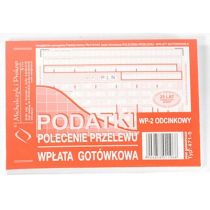 Michalczyk&Prokop PODATKI POLECENIE PRZELEWU/WPŁ.GOT.2ODC. A6 471-5