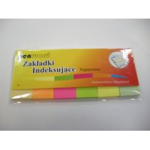 Polsirhurt ZAKŁADKI INDEKSUJĄCE ZI-05 PAPIEROWE 6x40 20mmx50mm AB193PSH