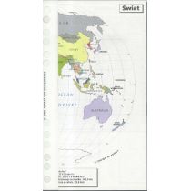 Antra Wkład do organizera A5 mapa świata ANTRA