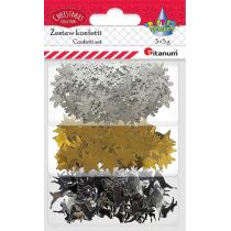 Titanum Konfetti zestaw Boże Narodzenie 3 kolory