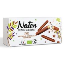NATEN CIASTKA W POLEWIE CZEKOLADOWEJ STICKS BEZGLUTENOWE BIO 130 g - NATEN BP-3700566452097