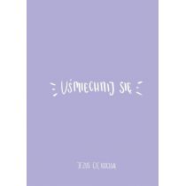 SZARON A Kartka składana - Uśmiechnij się - Szaron