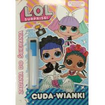 Media Service Zawada L.O.L. SURPRISE! Cuda-wianki Zadania do ścierania (ze zmywalnym flamastrem) - praca zbiorowa