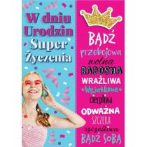 Stamp Karnet Bueno B6 + koperta wzór nr 03 Urodziny