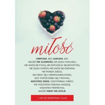 KOINONIA Karnet - Miłość cierpliwa jest - owoce - Koinonia