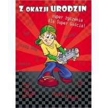 Stamp Karnet Young B6 + koperta wzór nr 003 Urodziny