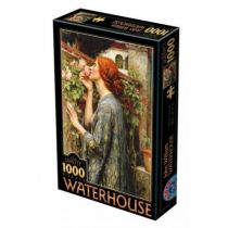 D-Toys Puzzle 1000 Waterhouse, Dusza róży -