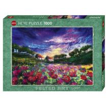 Heye Puzzle 1000 elementów. Sztuka skończona. Zachód słońca