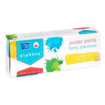 STARPAK Farby plakatowe 12kol/20ml School Fol 6/24