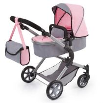 Bayer Design wózek dla lalek różowy/szary