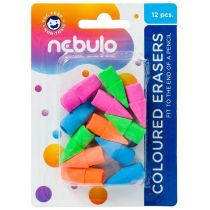 Panta Plast Gumki do mazania kolorowe 12szt NEBULO - Panta Plast