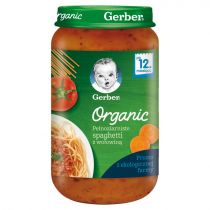 Gerber - BIO obiad pełnoziarniste spaghetti z wołowiną
