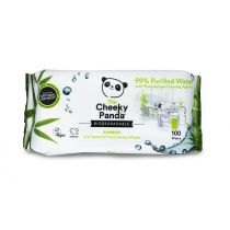 Cheeky Panda Multi-surface antybakteryjne bambusowe chusteczki do powierzchni 100 szt. | Cheeky Panda 46005-uniw