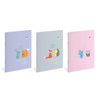 Inter-druk Zeszyt A4/32K linia kolorowa B&B Kids Pastel(10sz)