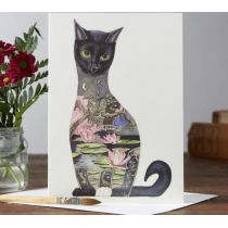 DM Collection Karnet A001 B6 + koperta Czarny kot