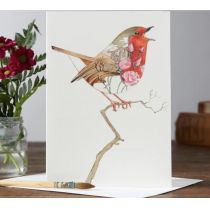 DM Collection Karnet A014 B6 + koperta Śpiewający rudzik