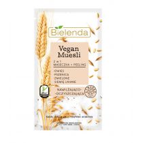 Bielenda Bielenda Vegan Muesli Maseczka + Peeling 2w1 nawilżająco-oczyszczająca 8g