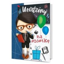 Karnet Urodziny K B6-1895 Nowa