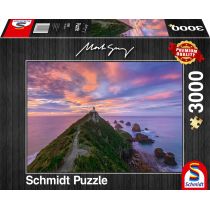 Schmidt Spiele Nugget Point Lighthouse, The Catlins, South Island - New Zealand - Puzzle Mark Gray 3000 części