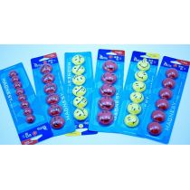 Tetis Flipchart Magnesy do tablic 30mm/6 czerwony GM301-TC6