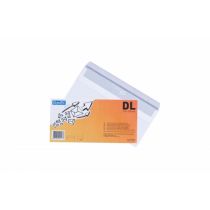 Koperta Biała Bantex DL sk folia 50szt.400089388 [25 szt.]