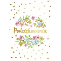 Kukartka Karnet B6 PR-186 Podziękowania - Kukartka