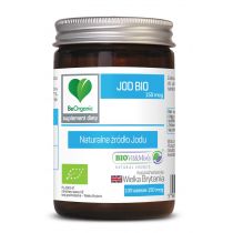 Beorganic Jod BIO 150 mcg Naturalne źródło Jodu (100 tab) BeOrganic brg-035