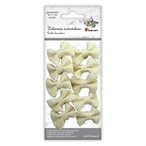 Kokardki jutowe samoprzylepne beżowe 33x25mm 10szt - Titanum