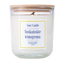 YOUR CANDLE (ŚWIECE SOJOWE) ŚWIECA SOJOWA TOSKAŃSKIE WINOGRONA 210 ml - YOUR CANDLE