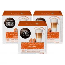 Nescafe Dolce Gusto Latte Macchiato Caramel Kawa w kapsułkach Zestaw 24 x 13,2 g + 24 x 5 g