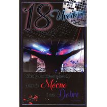 AbCard Kartka okolicznościowa Urodziny 18 U66