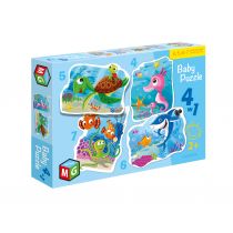 Multigra Multigra Baby Puzzle 4w1 Pod wodą 450780