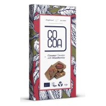 Cocoa CZEKOLADA CREAMY Z TRUSKAWKAMI BIO 50 g - BP-5902565214142