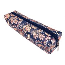 Bee-bee Piórnik prostokąt Paisley kwiaty blue -