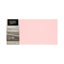 Galeria Papieru Koperty DL Gładki różowy satynowy 130g (10)