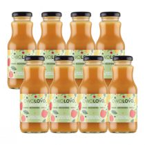 Owolovo Smoothie Jabłko-Brzoskwinia-Morela Zestaw 8 x 250 ml