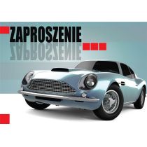 Kukartka Zaproszenie ZZ-046 Samochód (5 szt.)