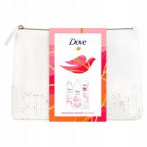 Dove XMASS - Zestaw Pink (Żel pod prysznic 250ml + Body Lotion 250ml + Deo Spray 150ml)