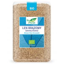 Bio Planet LEN BRĄZOWY (SIEMIĘ LNIANE) BIO 2 kg - BP-5903900368179