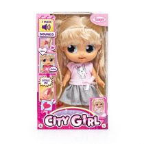 Bayer Lalka City Girl 31 cm z dźwiękiem 93221AC