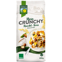 Crunchy orzechowe z prażonymi chipsami kokosowymi BIO 400 g Bohlsener Muehle