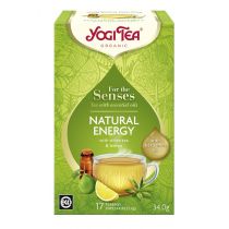 Yogi Tea Herbata Biała dla Zmysłów Naturalna Energia z Ziołami z Olejkiem z Cytryny i Bergamotki BIO 34g -