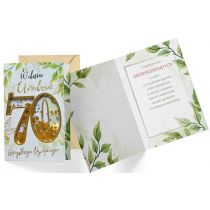 KUKARTKA KUKARTKA Karnet B6 konfetti KNF-042 Urodziny 70 438682