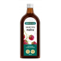 Premium Rosa Sok z Malin 500ml -